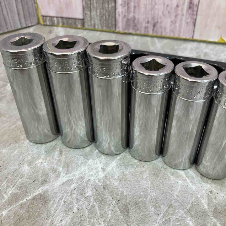 【中古品】snap-on/スナップオン　セミディープソケット　12ピースセット　3/8　PAKTY241【八潮店】