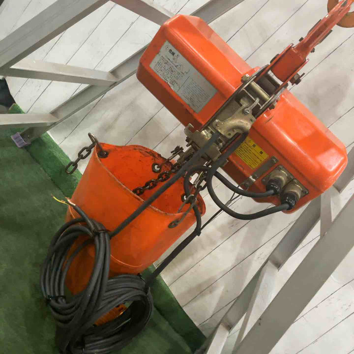 【店頭受取り限定】象印 200V 電動チェーンブロック 2ｔ 型番不明 保証無し【川口店】