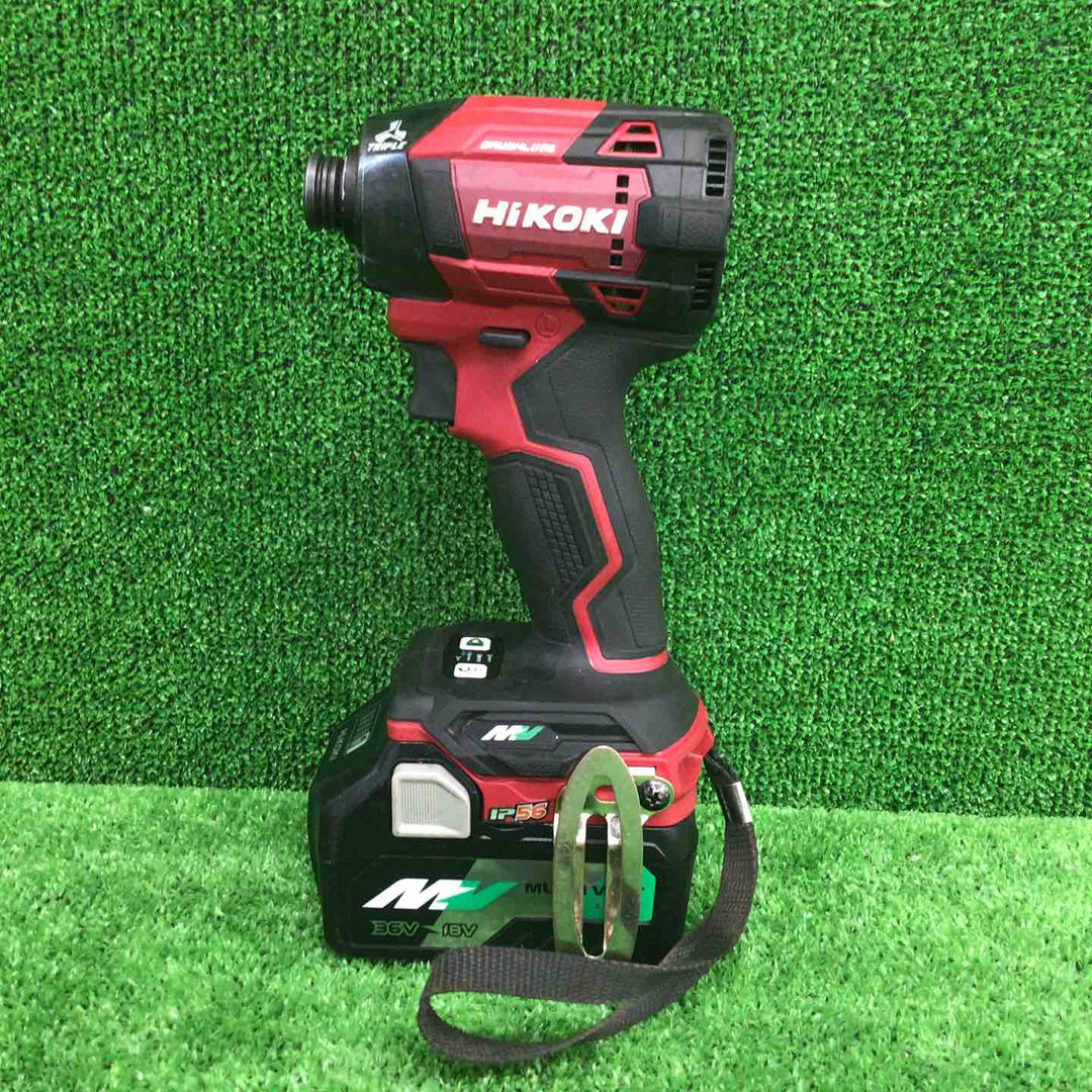 【中古品】 ハイコーキ/HIKOKI コードレスインパクトドライバ スコーピオンレッド WH36DD(2XHRSZ) 【鴻巣店】