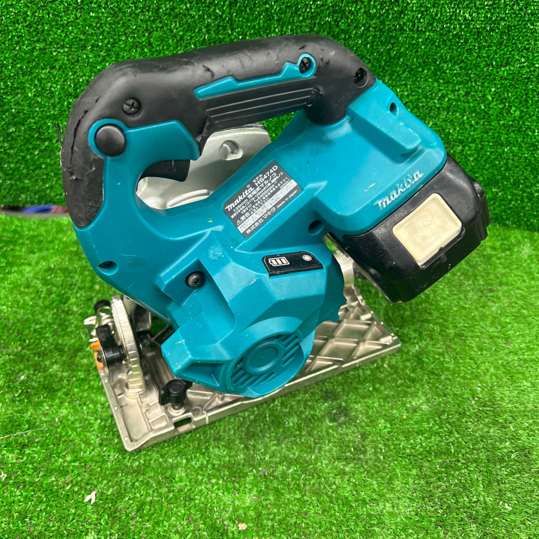 ★マキタ(makita) コードレス丸のこ HS474DZ　バッテリ付き(BL1850)　【桶川店】