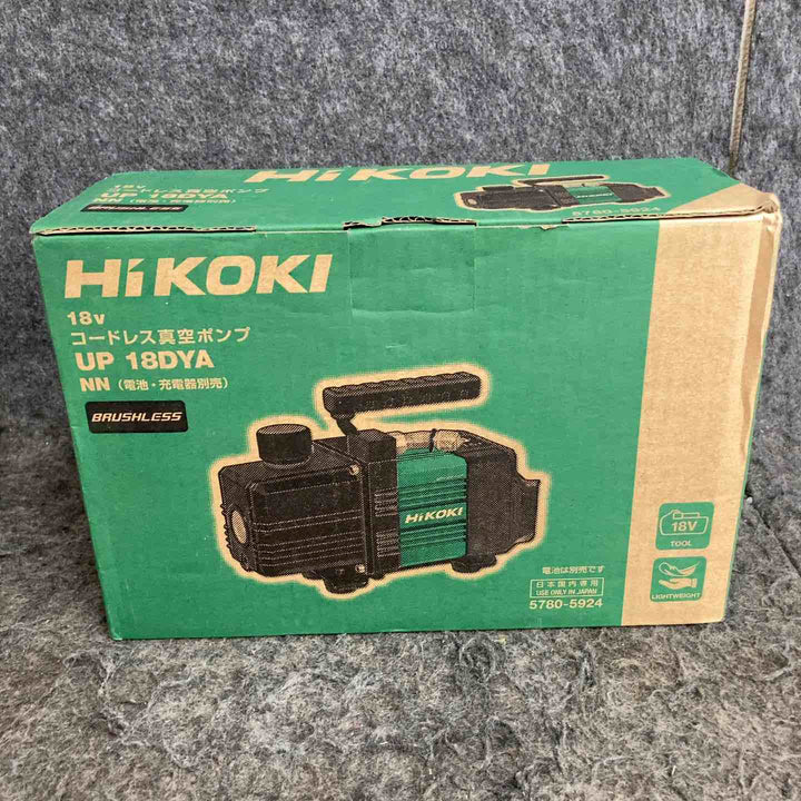 【未使用品】 ハイコーキ/HIKOKI コードレス真空ポンプ UP18DYA(NN)(本体のみ) 【鴻巣店】
