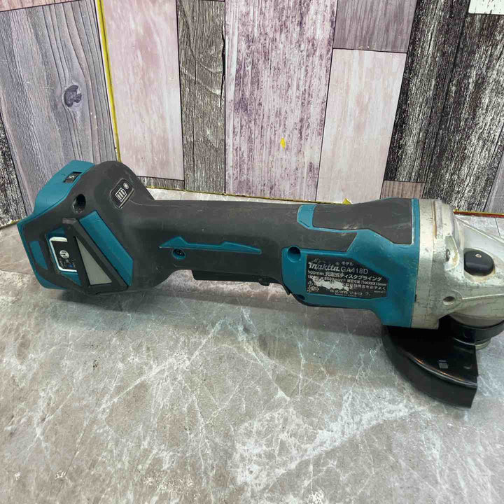 ★マキタ(makita) 100mmコードレスディスクグラインダ GA418DZ【八潮店】