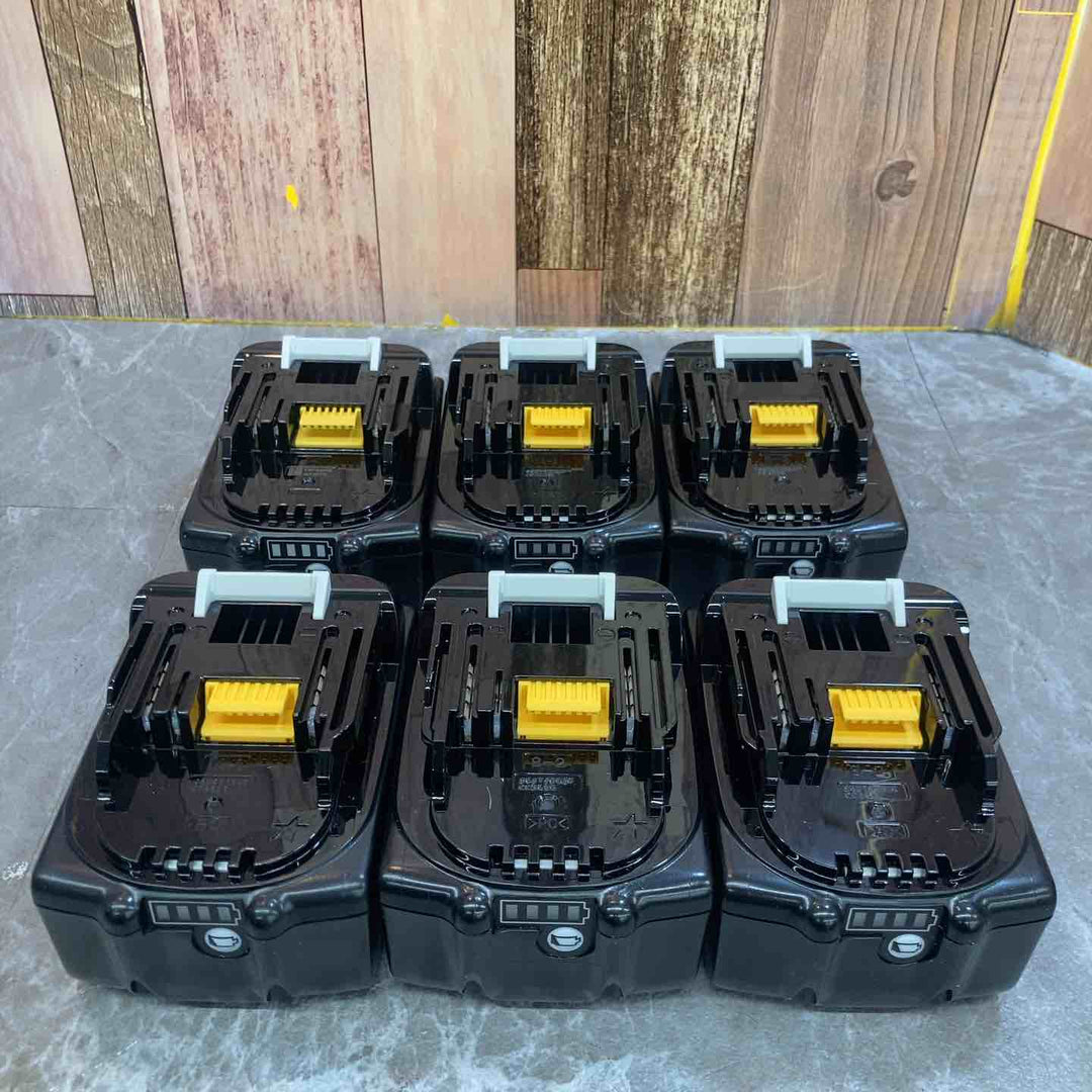 【未使用品】makita マキタ 18V6.0Ah リチウムイオンバッテリー BL1860B 6個【八潮店】