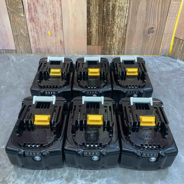 【未使用品】makita マキタ 18V6.0Ah リチウムイオンバッテリー BL1860B 6個【八潮店】