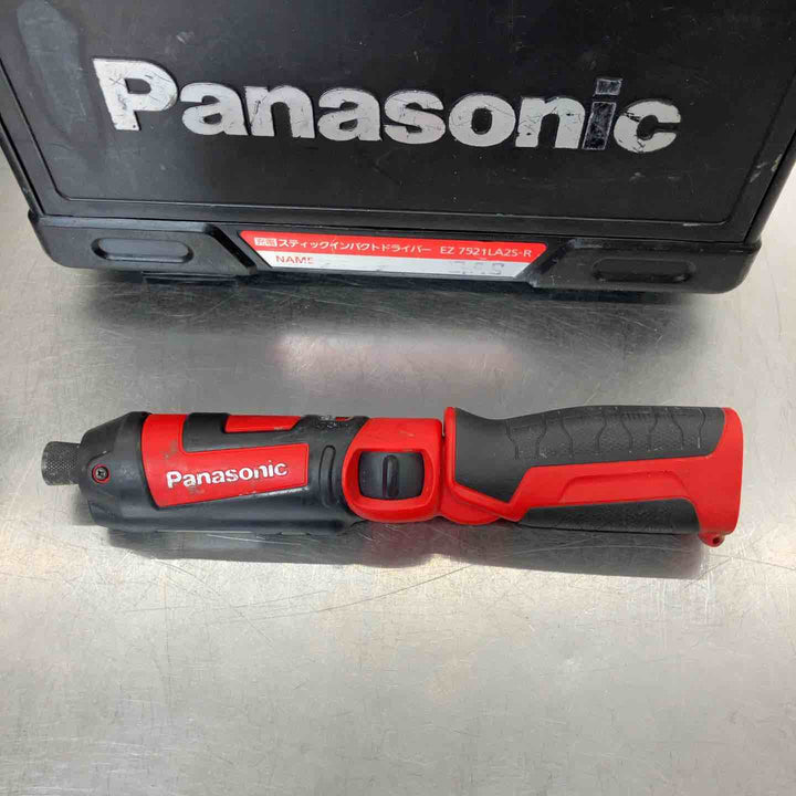 ☆パナソニック(Panasonic) コードレススティックインパクトドライバー EZ7521LA2S-R【所沢店】