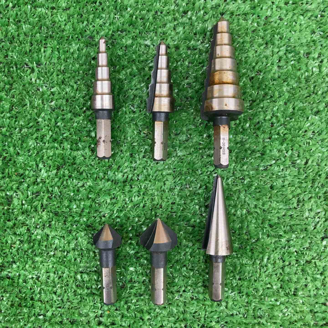 【中古品】 エスコ/Esco カウンターシンク・ステップドリル 6本組 【鴻巣店】