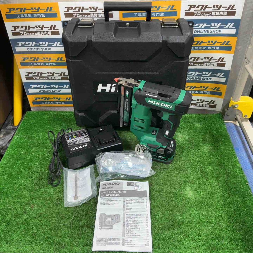 ★ハイコーキ(HIKOKI ※旧:日立工機) コードレスピンネイラ NP3635DA(XPZ)【草加店】