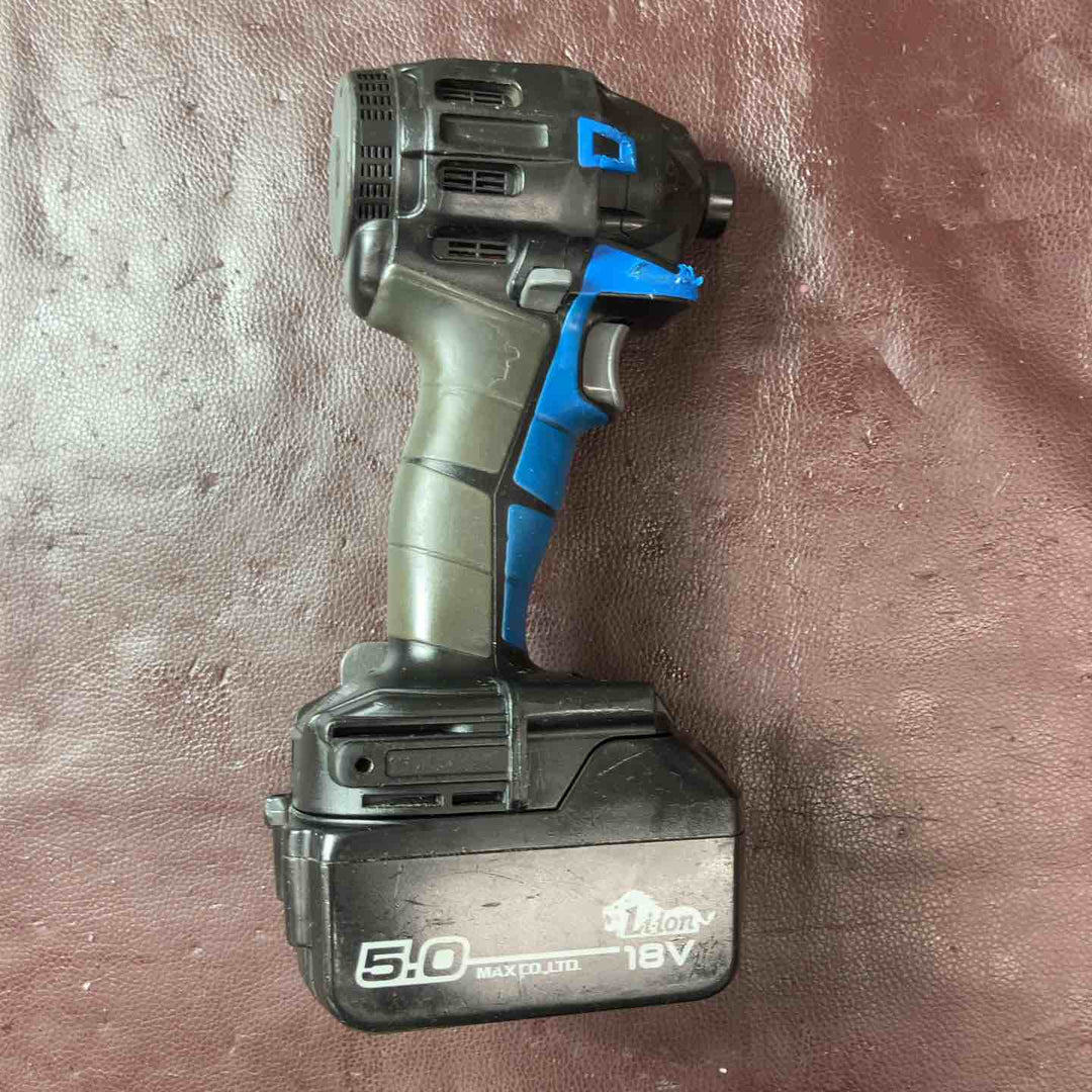 中古品】マックス(MAX) MAX 充電式ブラシレスインパクトドライバ(青 