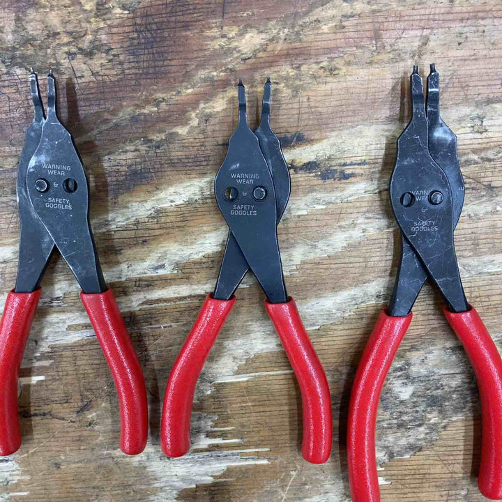 【中古品】▲スナップオン(Snap-on) スナップリングプライヤー 5本セット SRPC3800/3890/4700/7000/7090【柏店】