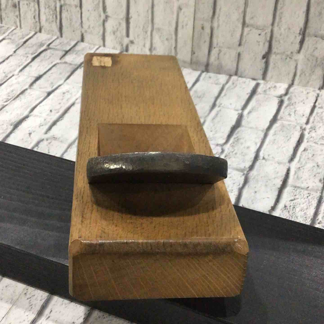 碓氷健吾 寿一 寸八鉋 鉋身幅約71mm 削り跡有り 収納袋付き 【川口店】