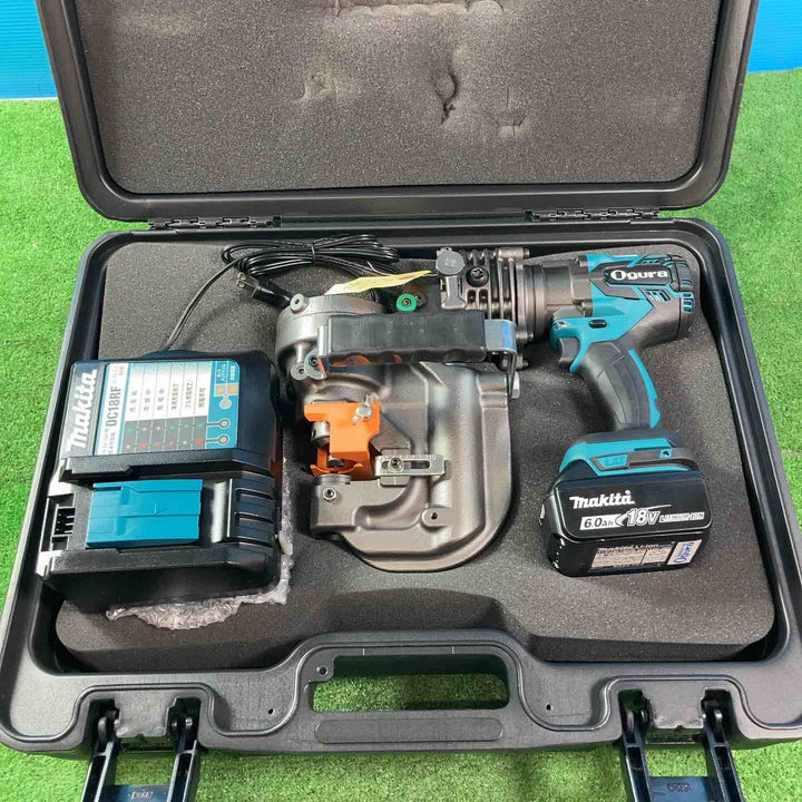 オグラ/Ogura 18Vコードレスパンチャー HPC-NF209WBL BL1860B 1個付きフルセット マキタ 18Vバッテリー仕様【岩槻店】