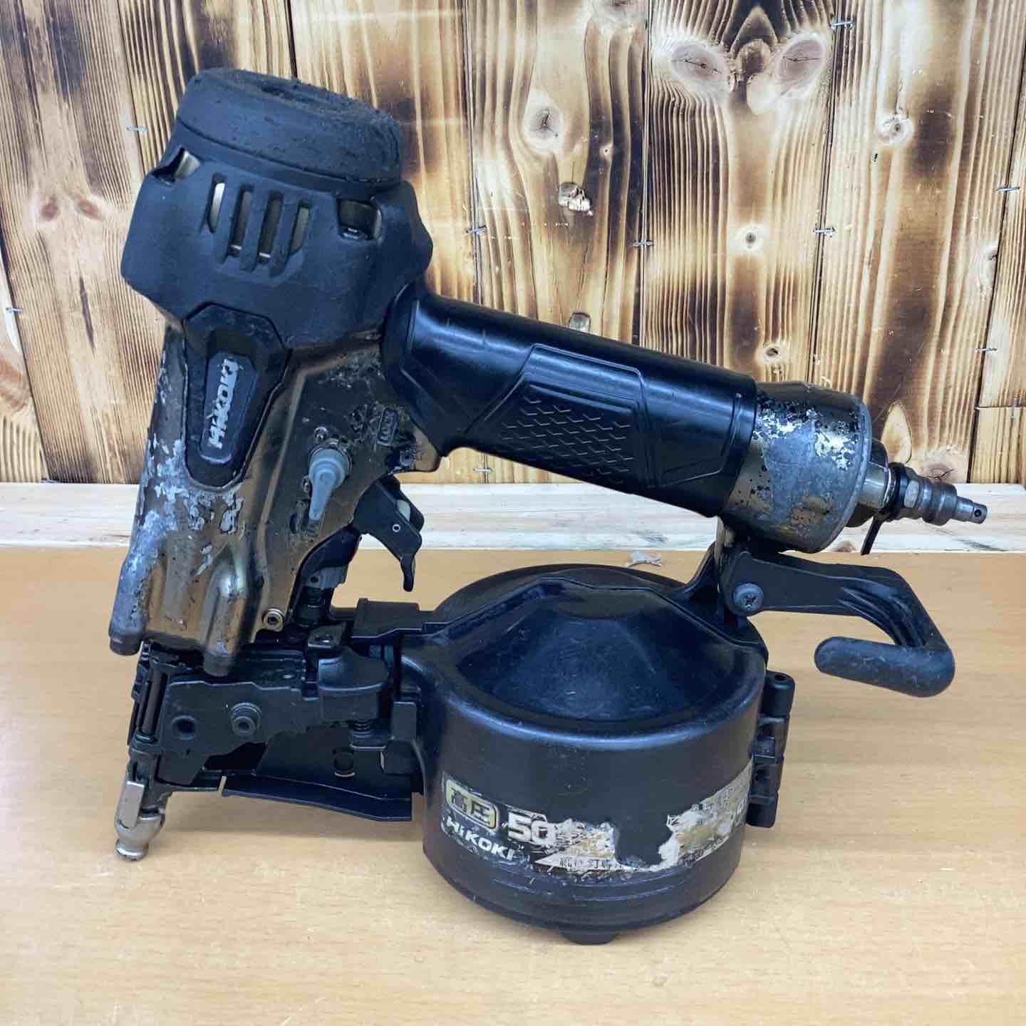 【中古】★ハイコーキ(HIKOKI ※旧:日立工機) 高圧エア釘打ち機 NV50H2 細釘専用【越谷店】 ☆ハイコーキ(HIKOKI ※旧:日立工機) 高圧エア釘打ち機 NV50H2【越谷店