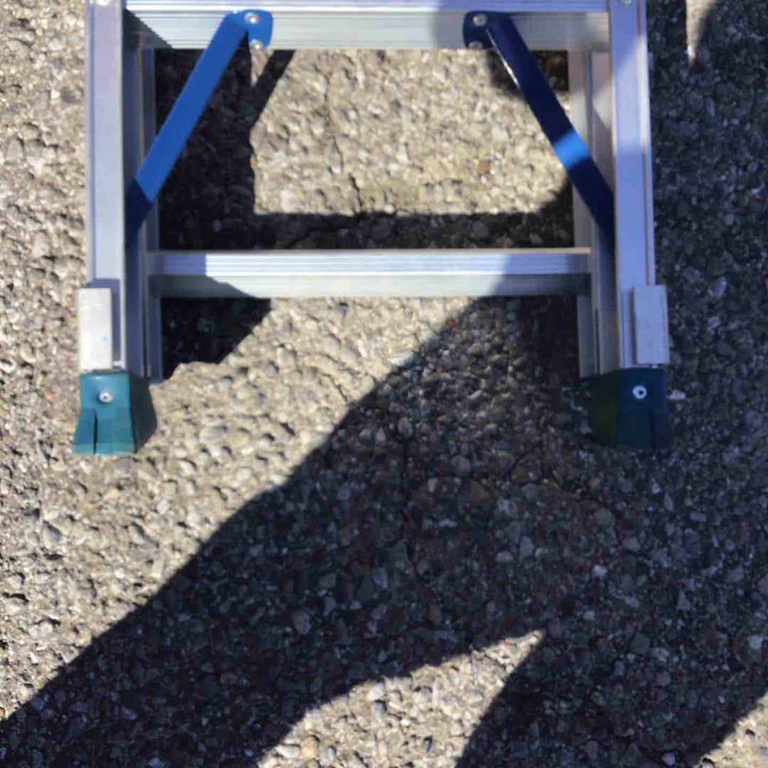 【店頭受取り限定】長谷川工業 2連はしご プッシュアップ式はしご 簡単操作 402cm LQ2-2.0-40【草加店】