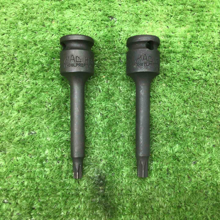 MACTOOLS3/8dr.ロングインパクトヘックスドライバ2本H3/16・H7/32　XH06LPRBRTBS/07【富山店】◆BRコン
