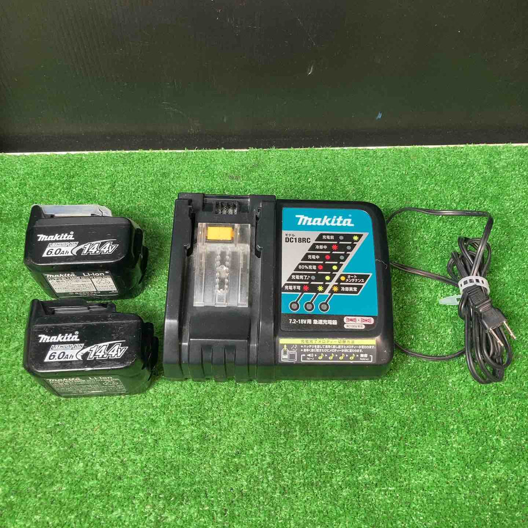★マキタ(makita) コードレスインパクトドライバー TD160DTXAR ※ 軸ブレ有、14.4V6.0Ahバッテリー2個付き！【岩槻店】