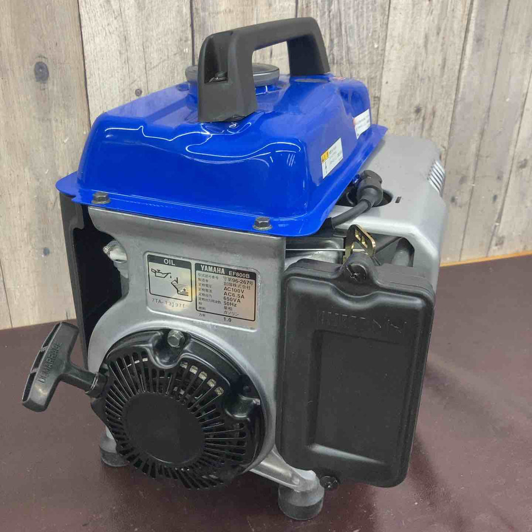 【中古品】 ヤマハ ポータブル発電機 EF800B ※イグニッションコイル・プラグキャップ・プラグ新品に交換済 【東大和店】