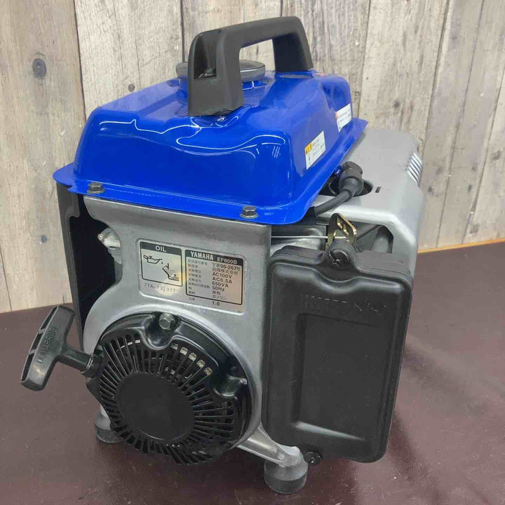 【中古品】 ヤマハ ポータブル発電機 EF800B ※イグニッションコイル・プラグキャップ・プラグ新品に交換済 【東大和店】