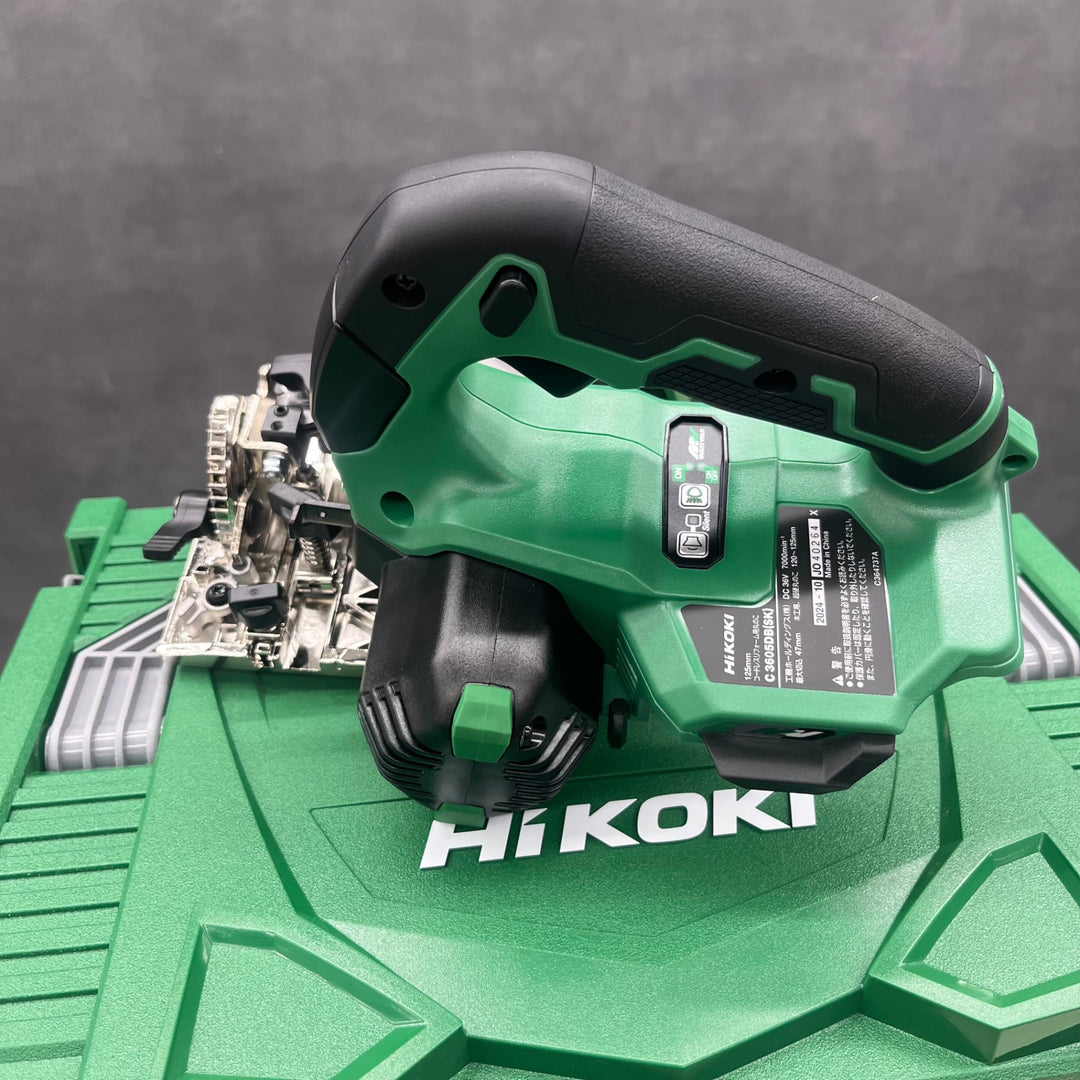 HiKOKI(ハイコーキ) 36V 充電式 リフォーム用 丸のこ 125mm Bluetooth機能付蓄電池2個・充電器・ケース・チップソー付 C3605DB(SK)(2XPSZ)【越谷店】