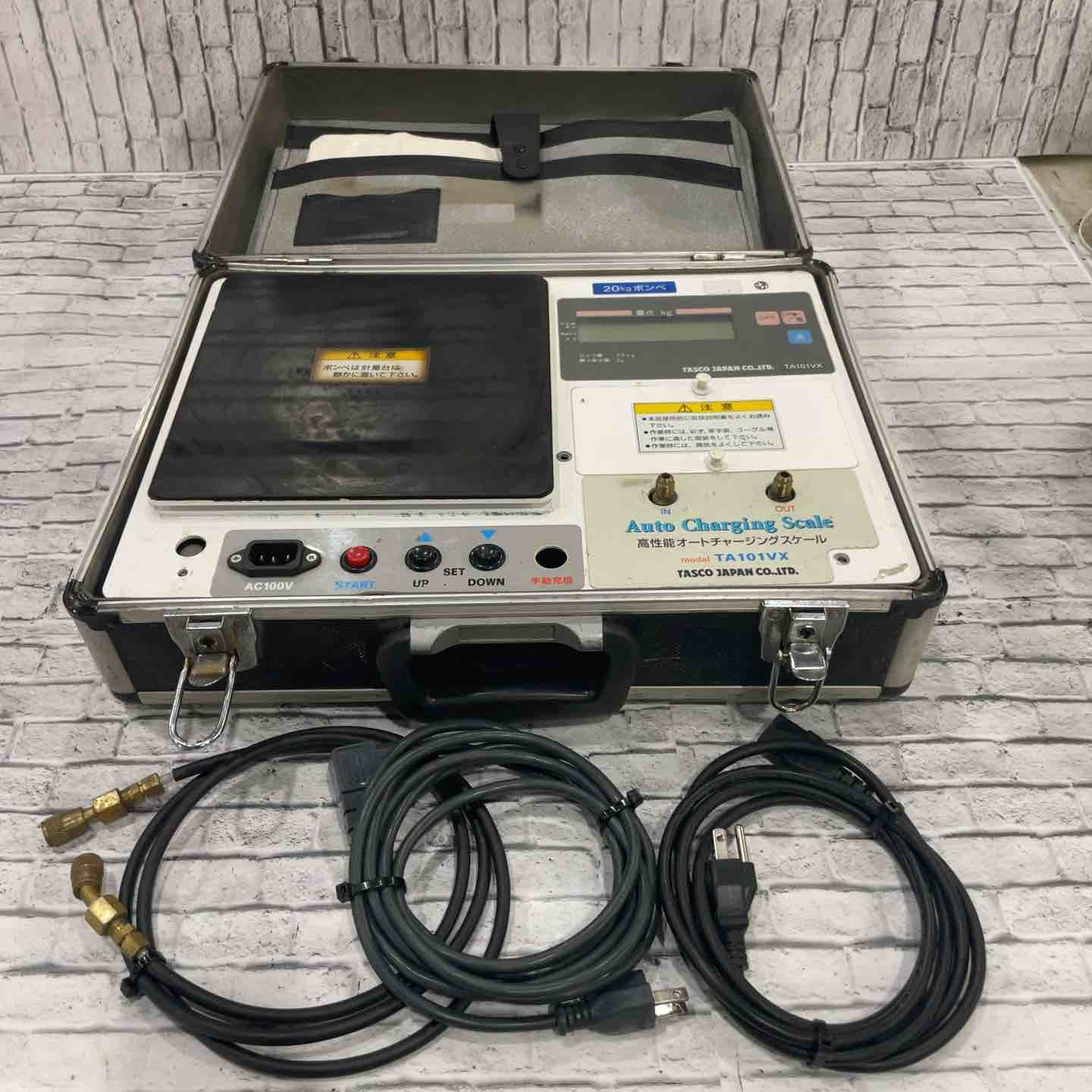タスコ TASCO TA101VX 高性能オートチャージングスケール【野田愛宕店】【店頭取引限定】【中古】ITGJC54AJ7BS 中古品】タスコ TASCO オートチャージングスケール TA101VX 通電のみ