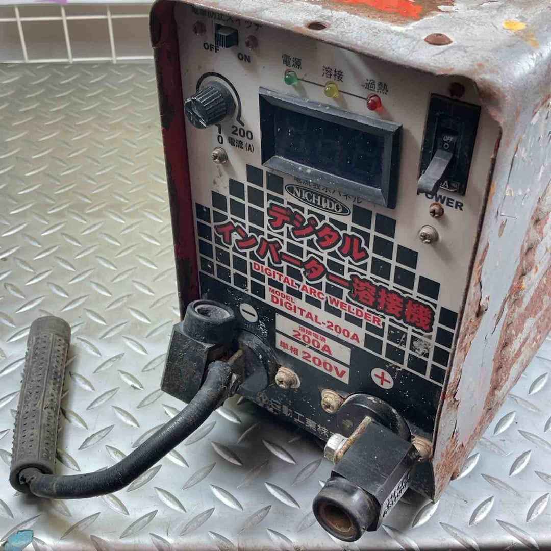【店頭受取り限定】◇日動 直流溶接機 デジタルインバータ溶接機 単相200V専用 DIGITAL-200A【川崎店】