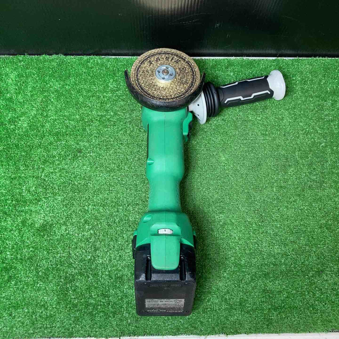 【中古品】★ハイコーキ(HIKOKI ※旧:日立工機) 100mmコードレスディスクグラインダ G3610DA(NN) ◇刃・ハンドル・フィルター新品！【岩槻店】