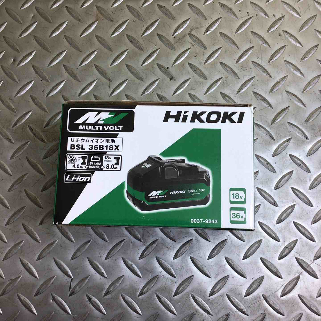 ハイコーキ(HIKOKI ※旧:日立工機) リチウムイオンバッテリー 36V/4.0Ah BSL36B18X【川崎店】