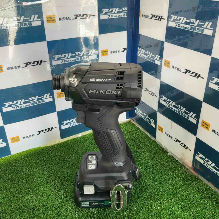 HiKOKI(ハイコーキ) 10.8V 充電式 インパクトドライバー ストロングブラック 蓄電池・充電器付 WH12DCA(2LSB)【草加店】