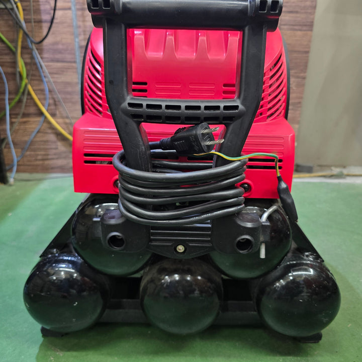 【中古品・急速充填運転時充填時間：約12分30秒】マックス(MAX) エアコンプレッサー AK-HH1250E(27L) レッド 【桶川店】
