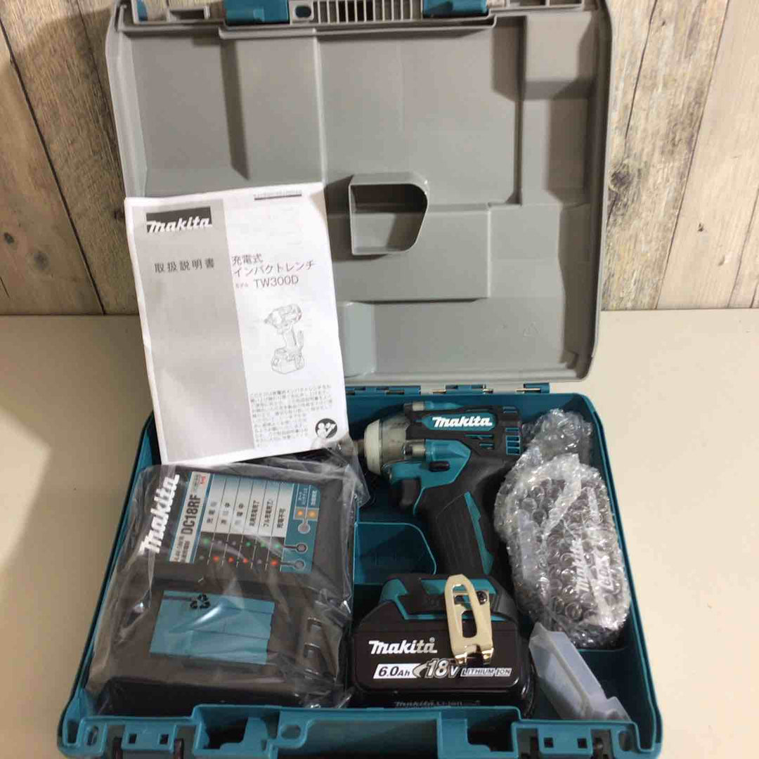 【未使用品】★純正バッテリー2個&充電器付き フルセット★マキタ(makita) コードレスインパクトレンチ TW300DRGX【戸田店】