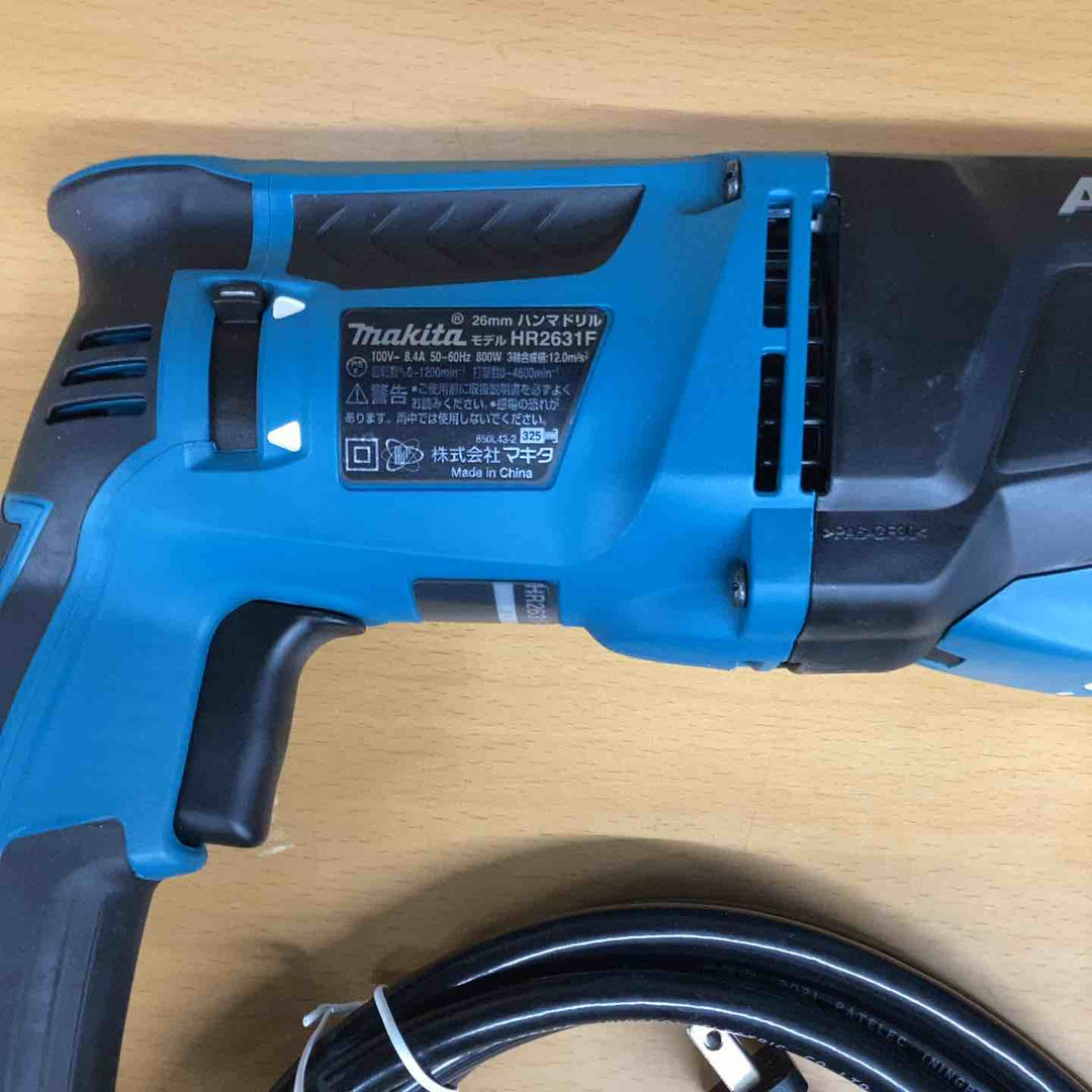 マキタ(makita) ハンマドリル HR2631F コンクリート 石材 レンガ タイル 硬い素材 穴あけ ビット 【越谷店】