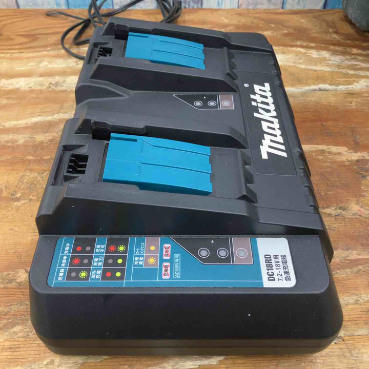 【美品】★マキタ(makita) 2口急速充電器 DC18RD 18V/14.4V対応 2本同時充電【柏店】