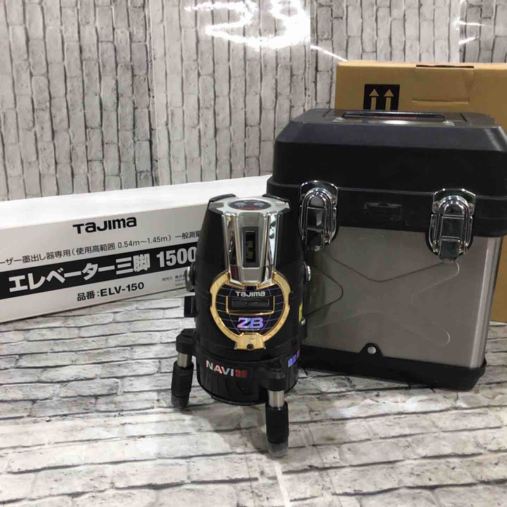 TJMデザイン レーザー墨出し器 NAVIゼロブルー リチウム KJY ZEROBLN-KJY 矩十字・横【川口店】