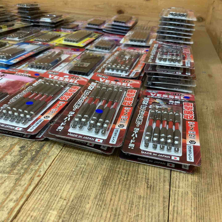 【特価】インパクト ビットまとめ売り 5本入 100セット(ビット計500本) VESSEL ベッセル SUNFLAG ANEX アネックス +2【所沢店】