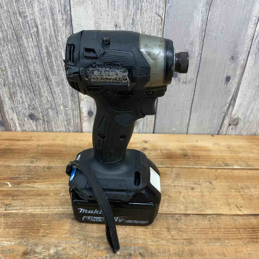 【タイムセール】 【中古品】 マキタ(makita) コードレスインパクトドライバー TD173DRGXB フルセット 黒 状態良好 【東大和店】