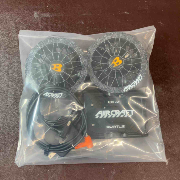 【中古品】バートル(BURTLE) 空調服用ファン&バッテリーセット AC09+ファン(AC09-1) エアークラフト【東大和店】