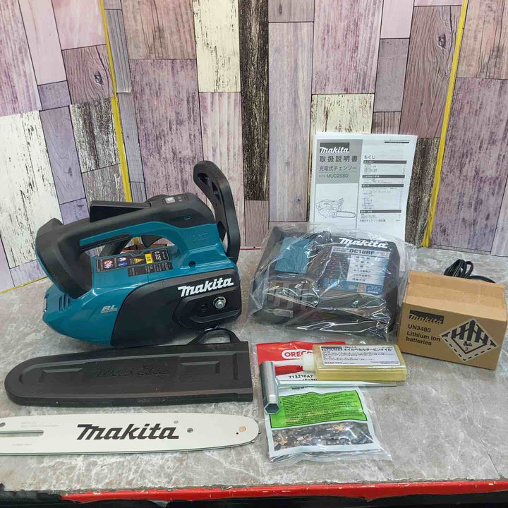 ★マキタ(makita) 18V 250mmコードレスチェンソー MUC258DRG_青【八潮店】