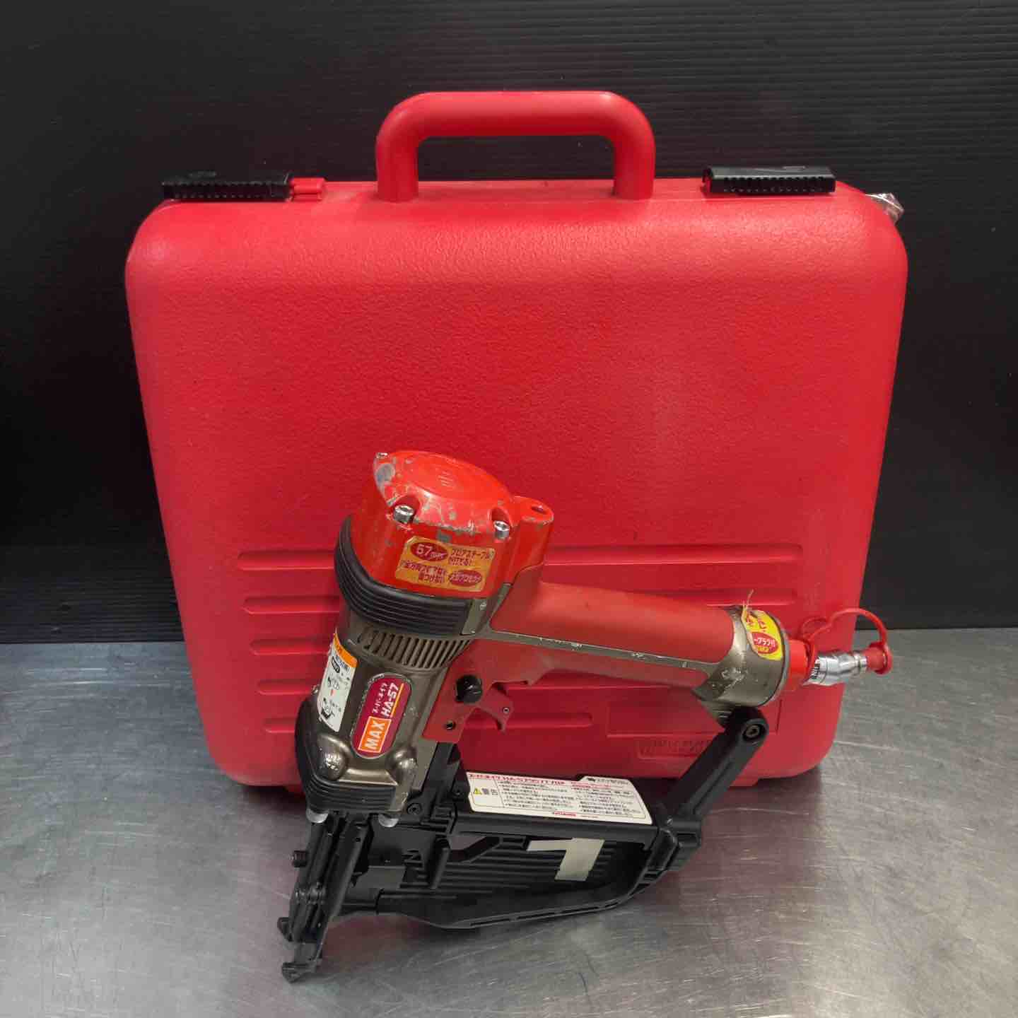 中古品】 マックス(MAX) 高圧フロアタッカ HA-57/957Tフロア 【東大和