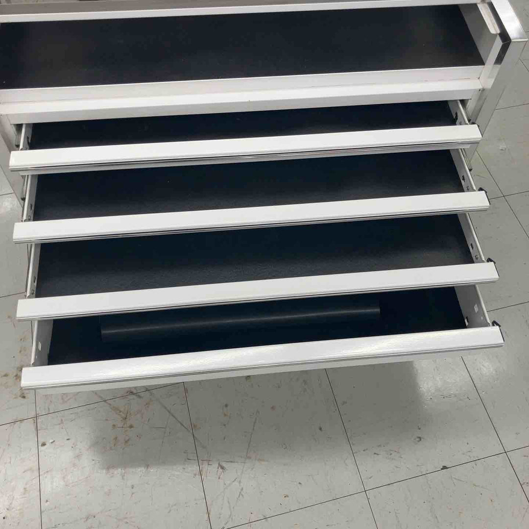 【現状品/店頭受取り限定】スナップオン(Snap-on) トップチェスト KRL737 ホワイト 長野オリンピック記念？ 天板固定できない 鍵あり 工具箱 ケノーシャ【鴻巣店】