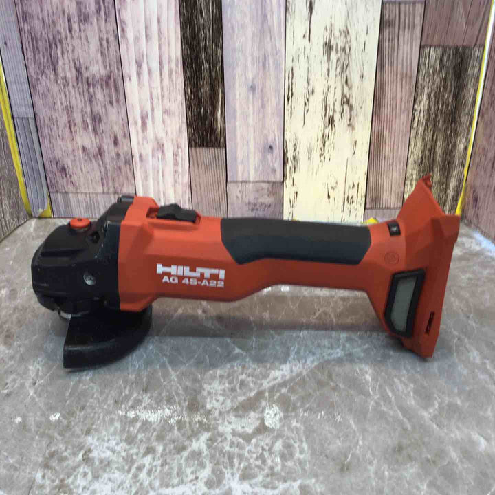 ◇ヒルティ(HILTI) 100mm充電式ディスクグラインダー AG 4S-A22(-100)【八潮店】