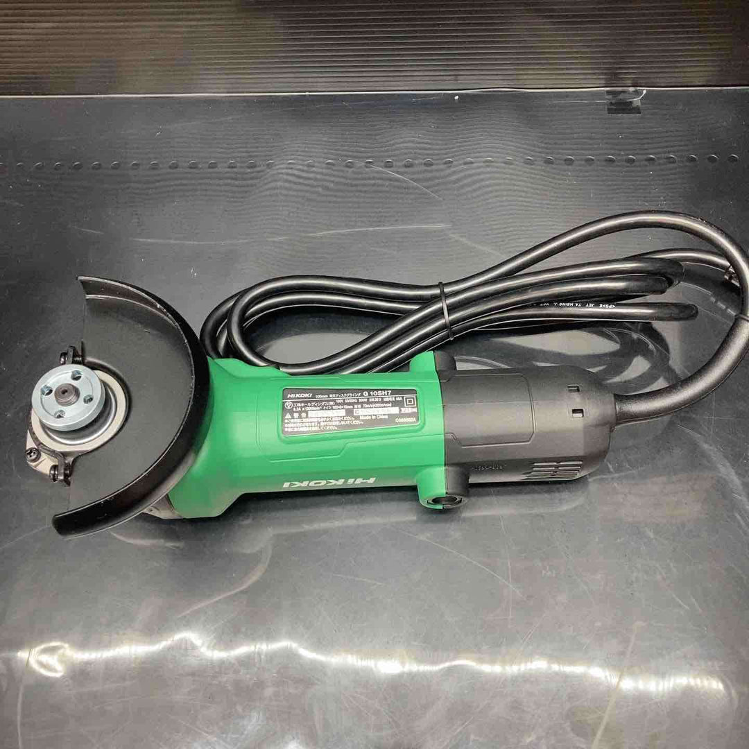 ハイコーキ(HIKOKI ※旧:日立工機) 100mm ディスクグラインダー ソフトスタート機能 再起動防止機能付き G10SH7(S)【川越店】