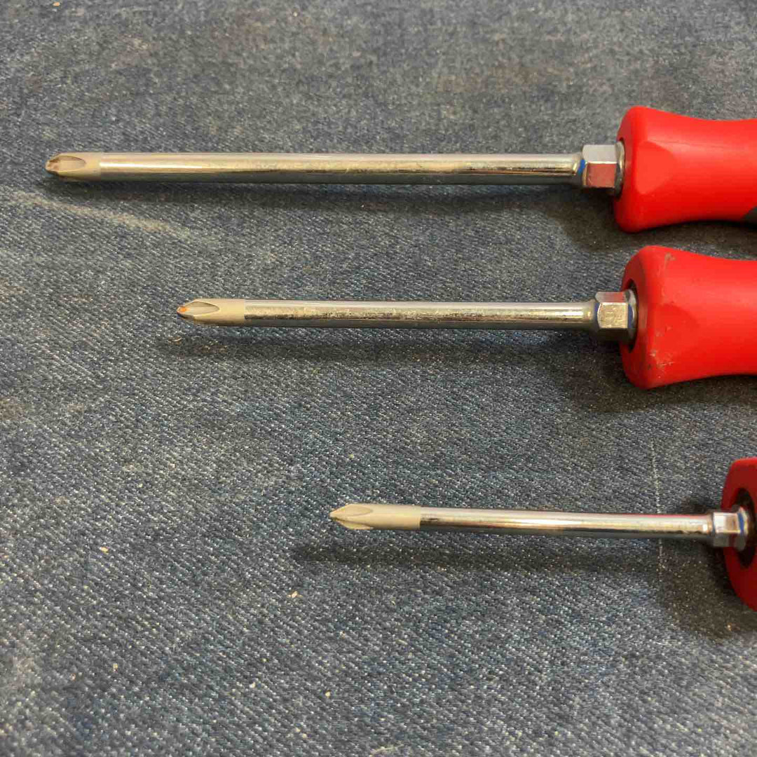 スナップオン(Snap-on) プラスドライバー SHDP421R SHDP631R SHDP31lR 3本セット まとめ売り【八潮店】