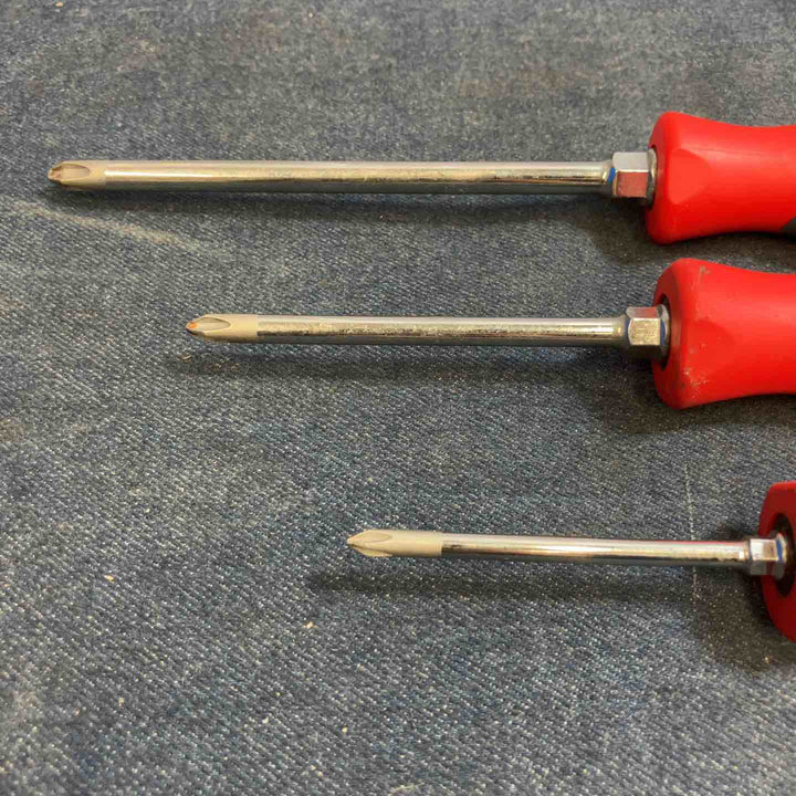 スナップオン(Snap-on) プラスドライバー SHDP421R SHDP631R SHDP31lR 3本セット まとめ売り【八潮店】