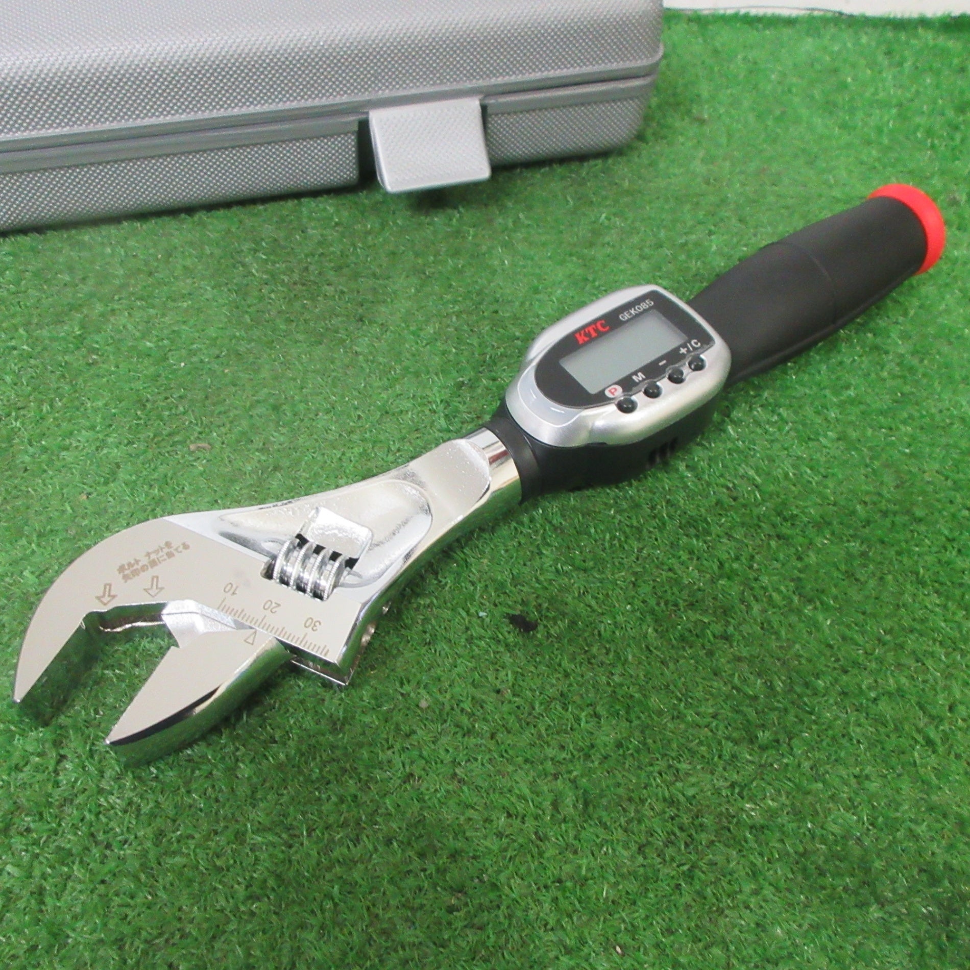 Yahoo!オークション 021□ジャンク品□KTC デジラチェ モンキレンチ