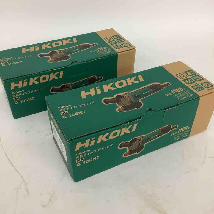 ◇HIKOKI 100mm ディスクグラインダー G10SH7 2点セット【狭山】