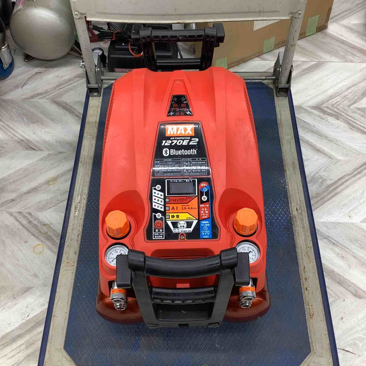 ★マックス(MAX) エアコンプレッサー AK-HH1270E2_レッド【越谷店】