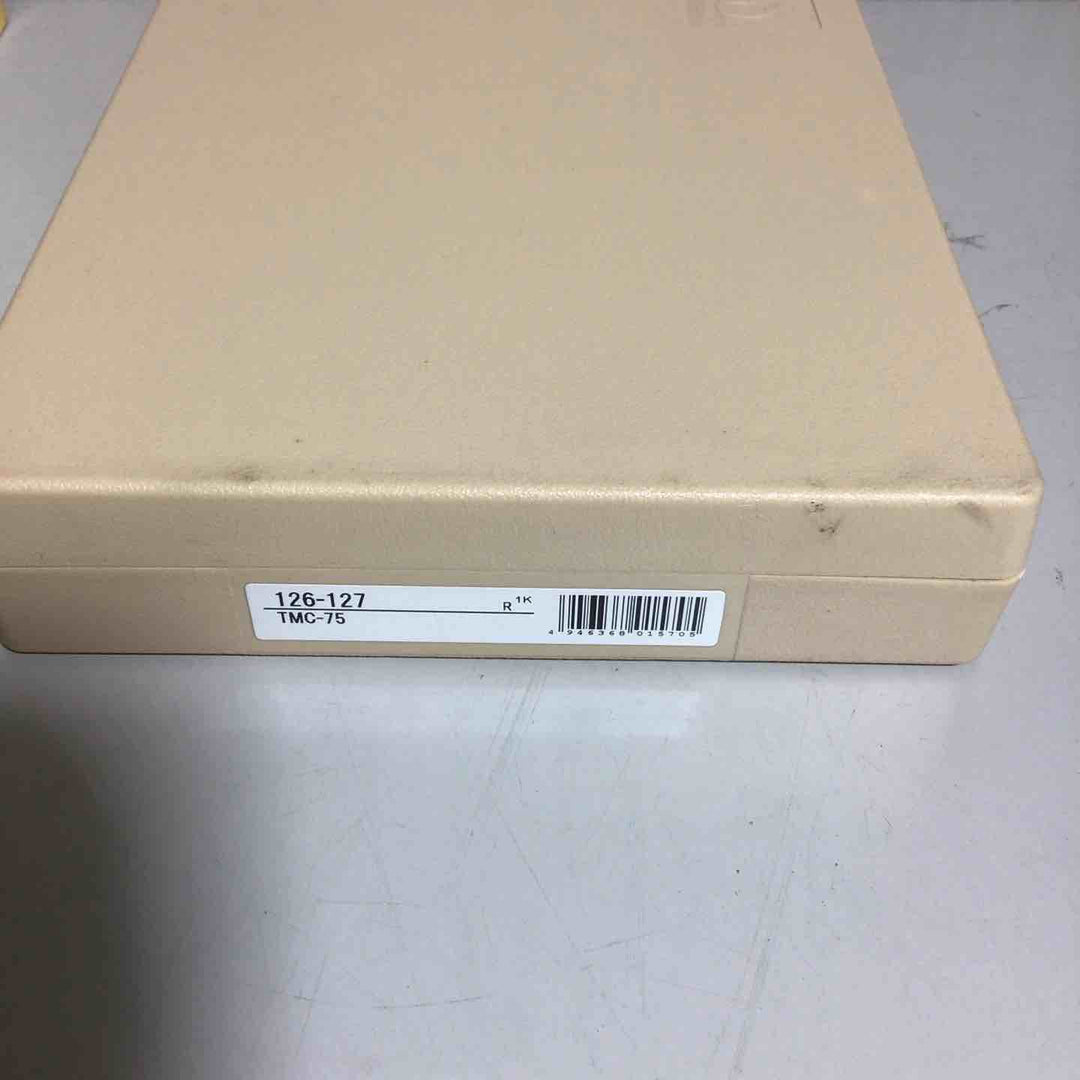【美品】 ミツトヨ Mitutoyo 替駒式マイクロメーター 目量0.01mm TMC-75 126-127 測定範囲50～75mm 【戸田店】