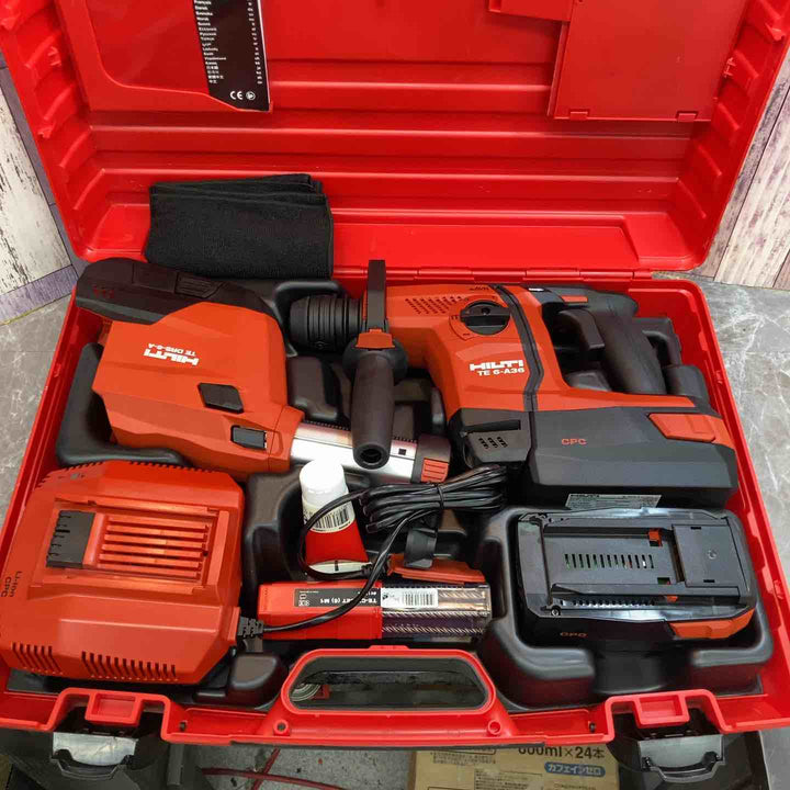 【未使用品】◇ヒルティ HILTI  コードレス集じんハンマドリル TE6-A36 DRS【八潮店】