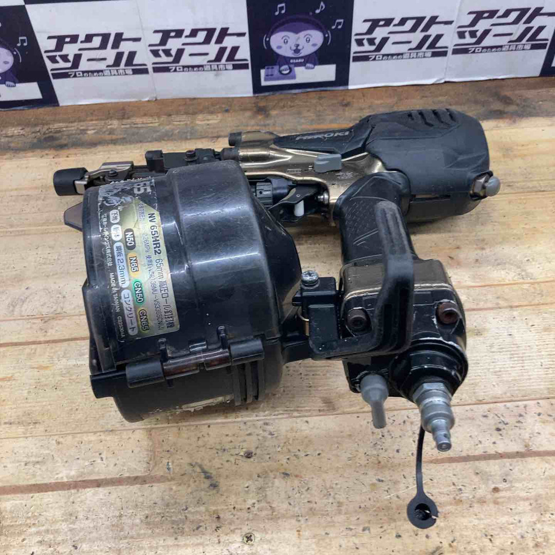 ★ハイコーキ(HIKOKI ※旧:日立工機) 高圧エア釘打ち機 NV65HR2(S)【所沢店】