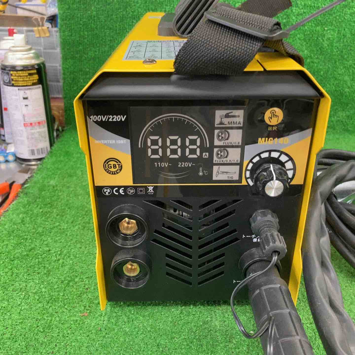 ◇100V/200V兼用 最大出力140A 半自動溶接機 モデル：MIG-140A【川崎店】