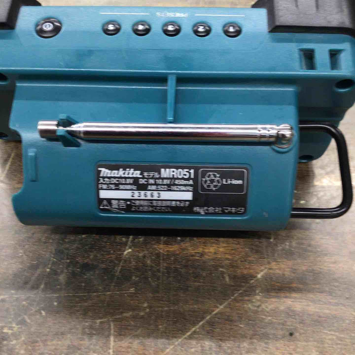 ◇マキタ(makita) コードレスラジオ MR051 本体のみ